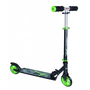 Muuwmi Aluminium Scooter skrejritenis 125 mm, melns/zaļš Au 346