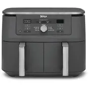 Ninja 6-In-1 Dual Zone karstā gaisa katls, 9.5 L, 2470 W, pelēks Dz400Eu