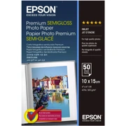 Papīrs Epson Premium Semi-Gloss Photo Paper 10 x 15Cm - 50 Sheets C13S041765