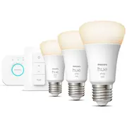 Philips Hue viedo spuldžu komplekts E27 75W, 3Gab.  Bridge slēdzis 929002469204