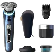 Philips i9000 Prestige Ultra Elektroskuveklis mitrai/sausai skūšanai Lādējams, Mystic Aqua Xp9201/33