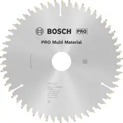 Ripzāģa disks 190X30Mm Multi material, Rokas ripzāģiem Pro Material Asmens, 2608640509, Bosch 2608640509
