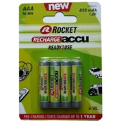 Rocket Precharged Hr03 850Mah Always Ready Blistera iepakojumā 4Gb. Hr850B4