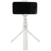 Roger 2In1 Universāls Selfie Stick  Tripod Statnis ar Bluetooth Tālvadības pulti Balts Ro-Self-2In1-Wh