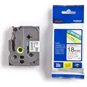 Tze-241 uzlīmju lente melns uz balta 18Mm Tze241