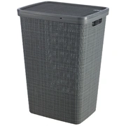 Veļas kaste Jute 58L 43X34X60Cm tumši pelēka 0808093G44