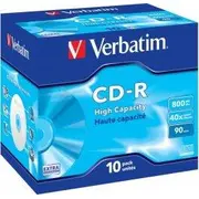 Verbatim Matricas Cd-R 800Mb 1X-40X Extra Protection, 10 Pack Jewel 43428V