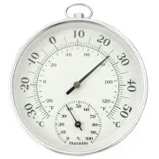  Analogs sēnu termometrs un higrometrs Ndash temperatūra mitrumu līmenis mājās dārzā Analogue wall-mounted thermometer and hygrometer temperature humidity for home garden