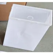  Apavu organizators moduļu kaste ar vāku, saliekams plaukts apaviem Shoe Container 31 White 90 GabA