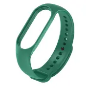 Hurtel Aizvietojamā silikona lenta priekscaron Xiaomi Smart Band 7 siksniņas aproce tumscaroni zaļa Silikona Lenta Aizmugurējā, aizvietojamā, Augstas kvalitātes rokas sporta aktivitātēm lietotāji. Replaceable silicone ba