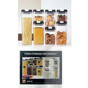  Pārtikas trauku komplekts 7 gab. Food Containers Pcs 12