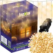 Izoxis Āra lāsteku virtene 500 Led 22,5 m 23223, silti balta  Outdoor lights 500Led 22.5M warm white 23223