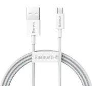 Baseus Superior sērijas kabelis no Usb uz mikro Usb, 2A, 1M Balts Kabelis Series - micro fast charging data cable Camys-02 series to cable, White 