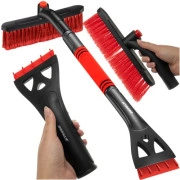 Iso Trade Xtrobb 24821 teleskopiskā sniega slotiņa un ledus skrāpis, melns/sarkans  Telescopic Ice Scraper