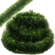 Ruhhy Ziemassvētku eglītes virtene, zaļa, 6 m Bieza eglīscaronu virtene dekorācijas, metri, 15 cm, zelts Elastiska un viegla priekscaron svētku rotājumiem Diy amatniecībai Mērķauditorija - mājinieki, kuri vēlas radīt