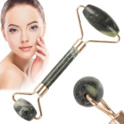 Sejas Rullītis, Nefrīta VeltnīScaronA Masāžas Ierīce, Dažādas krāsas Jade roller face massager