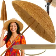 Gardlov 00025326 Havaju stila dārza un pludmales saulessargs, 170 cm, smilscaronkrāsas  Garden umbrella - Hawaiian 25326