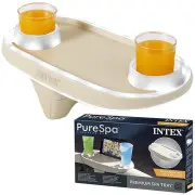 Intex Spa Led dzērienu turētājs ar vietu planscaronetdatoram / tālrunim, smilscaronkrāsas  28520 Pool Drink Shelf