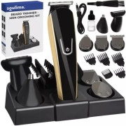 Soulima Daudzfunkcionāls matu un bārdas trimmeris 23574 matiem, ūsām, bārdai, deguna matiņiem, uzacu, vīriescaroniem, kopscaronanas, komplekts Hair trimmer - machine 