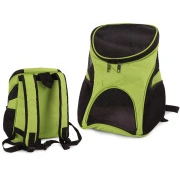  PriekScaronĒjais dzīvnieku pārvadāscaronanas mugursoma sunim vai kaķim, zaļa Carry bag backpack for dog cat