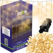 Izoxis Āra Led virtene lāstekas 26710, 300 Led, 15 m, silti balta  Outdoor lights 300Led 15M warm white 26710