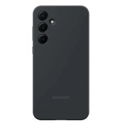 Samsung silikona vāciņscaron Ef-Pa556Tbegww priekscaron Galaxy A55 - melns  Silicone Case for black