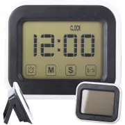  Elektroniskais pulkstenis digitālais modinātājs Lcd displejs pastāvīgs Electronic clock digital alarm lcd display standing