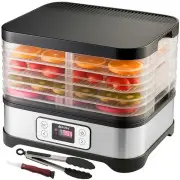 Ruhhy 25929 pārtikas žāvētājs sēnēm, augļiem un dārzeņiem, 10L, Inox  Mushroom, Fruit and Vegetable Dehydrator