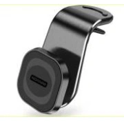  Magnētiskais auto telefona turētājs ventilācijas režģim, melns Magnetic car holder for phone grille