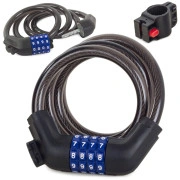  Velo Slēdzene ar Ciparu Atslēgu Bicycle lock code solid bike