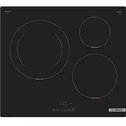 Bosch Puj611Bb5E Induction, Number of burners/cooking zones 3, Touchselect Control, Timer, Black