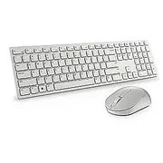 Dell Keyboard and Mouse Km5221W Pro Wireless, Ru, 2.4 Ghz, White