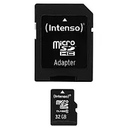 Intenso microSD 32 Gb 12/20 klase 10 Ad