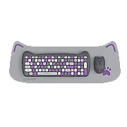 Canyon Hset-W6 En KeyboardMouse Kitty Edition AaaАа Wireless Violet