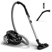 Philips 3000 series Bagged vacuum cleaner Xd3112/09, 900W, Triactive, Deep Black