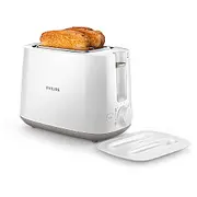 Philips Daily Collection Toaster Hd2582/00 8 settings Integrated bun warming rack Compact design Dust cover