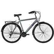 Pilsētas velosipēds Bisan 28 Hardy Pelēks/Melns Rata izmērs Rāmja M