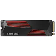 Ssd Samsung 990 Pro with Heatsink 1Tb M.2 Pcie Nvme Mlc Write speed 6900 Mbytes/Sec Read 7450 2.3Mm Tbw 600 Tb Mtbf 1500000 hours Mz-V9P1T0Cw