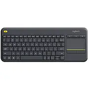 Tastatūra Logitech K400 Plus Rf bezvadu holandiešu melna