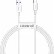Baseus Usb-A  Usb-C Usb Kabelis 1 M balts Catys-02