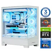 Intop Aqua Ryzen 5 7500X3D 32Gb Ddr5 1Tb Ssd M.2 Nvme Rtx5070 12Gb Win11