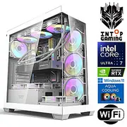Intop Aqua Ultra 7 265Kf 16Gb Ddr5 1Tb Ssd M.2 Nvme Rtx5060Ti 8Gb Wifi Win11