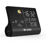 Nasa Wsp1300 Black Weather Station/Speaker Bt