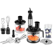 Blenderis Lafe Bzl001 0,7 l Iegremdējamais blenderis Melns, Sudrabs, Caurspīdīgs 1000 W