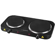 Elektriskā plīts Esperanza Ekh014K 2 zonas, Melns