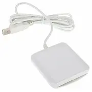 Fusion Id Karšu Lasītājs Pc / Sc Ccid Iso7816 Usb Sim Balts
