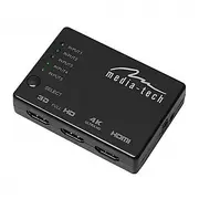 Mediatech Mt5207 5Xhdmi Switch 4K