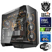 Intop Aqua Ultra 9 285K 64Gb Ddr5 1Tb Ssd M.2 Nvme Rtx5080 16Gb Wifi Win11