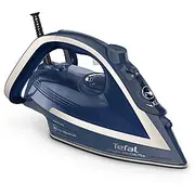 Iron Tefal Ultragliss Anti-Calc Plus Fv6830E0 Tvaika gludeklis 2800 W zils, sudrabs