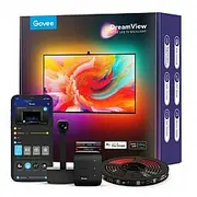 Govee Tv fona apgaismojums  Led sloksne 55-65 collu televizoram, Wi-Fi, Bluetooth, Rgbic